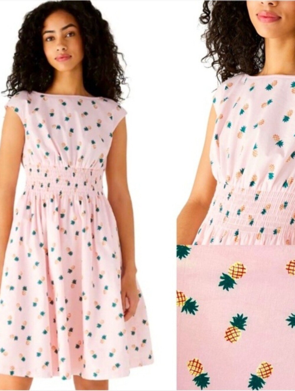 NWTKate Spade Blaire Pineapple dress sz.XL